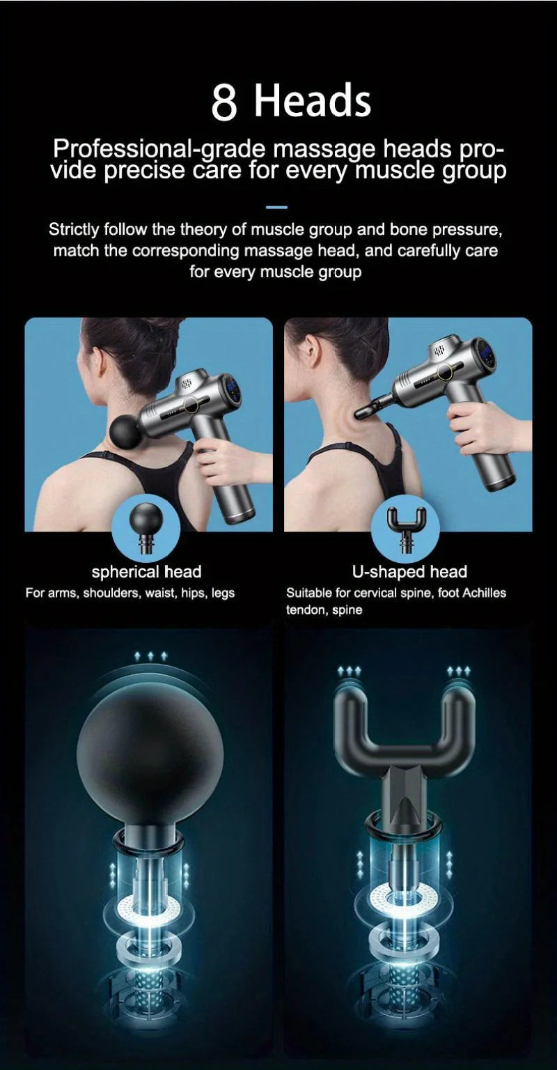 Portable Deep Relief Fascia Massage Gun for recovery