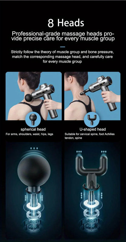 Portable Deep Relief Fascia Massage Gun for recovery