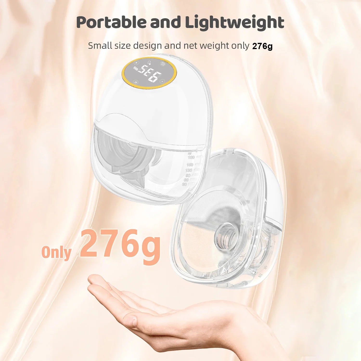 Using Hands-Free Smart Breast Pump for breastfeeding