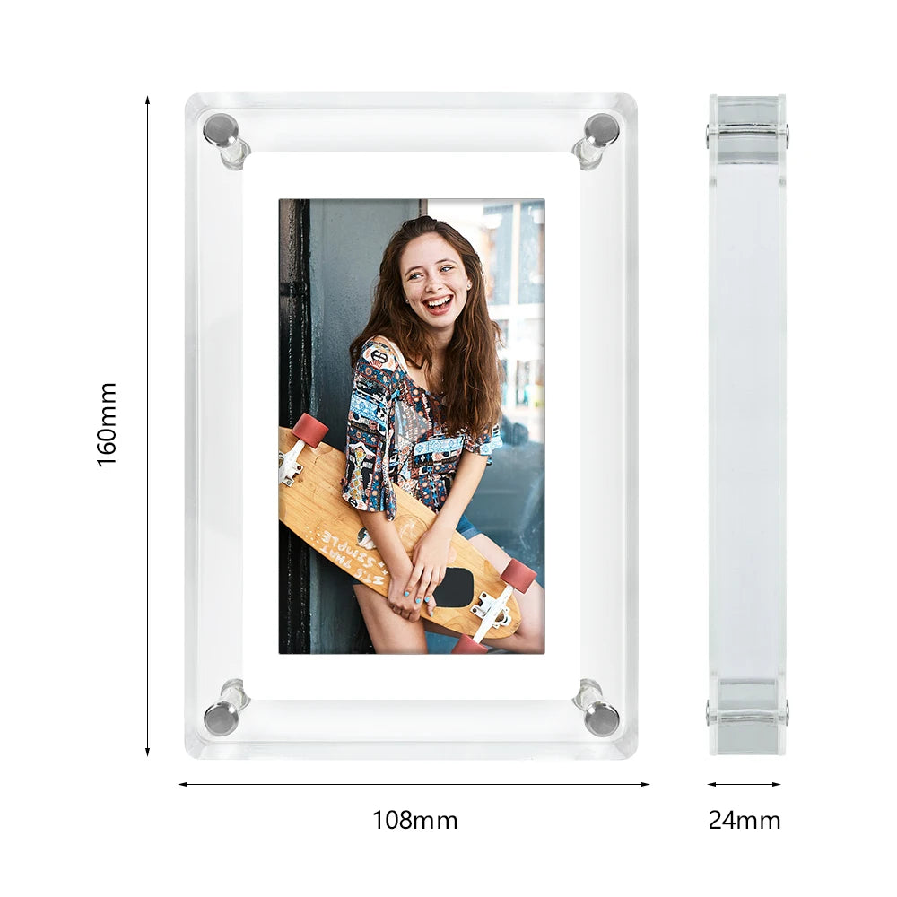 Gift-ready Acrylic Digital Photo Frame 5 Inch