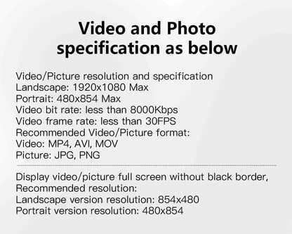 Gift-ready Acrylic Digital Photo Frame 5 Inch