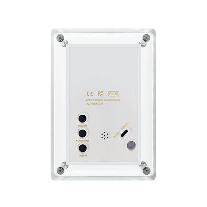 Portable Acrylic Digital Photo Frame 5 Inch for photos
